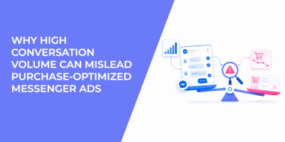 Why High Conversation Volume Can Mislead Purchase-Optimized Messenger Ads