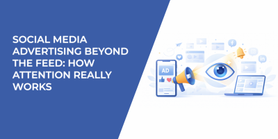 Social Media Advertising Beyond the Feed: How Attention Really Works