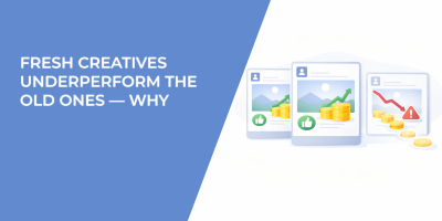 Fresh Creatives Underperform the Old Ones — Why