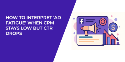 How to Interpret ‘Ad Fatigue’ When CPM Stays Low but CTR Drops