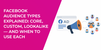 Facebook Audience Types Explained: Core, Custom, Lookalike — and When to Use Each