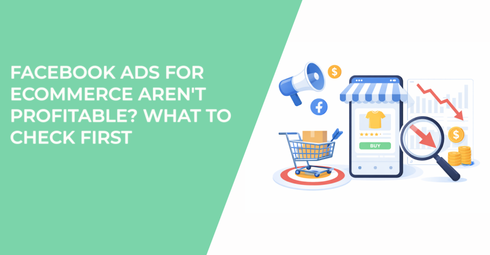 Facebook Ads for Ecommerce Aren't Profitable? What to Check First