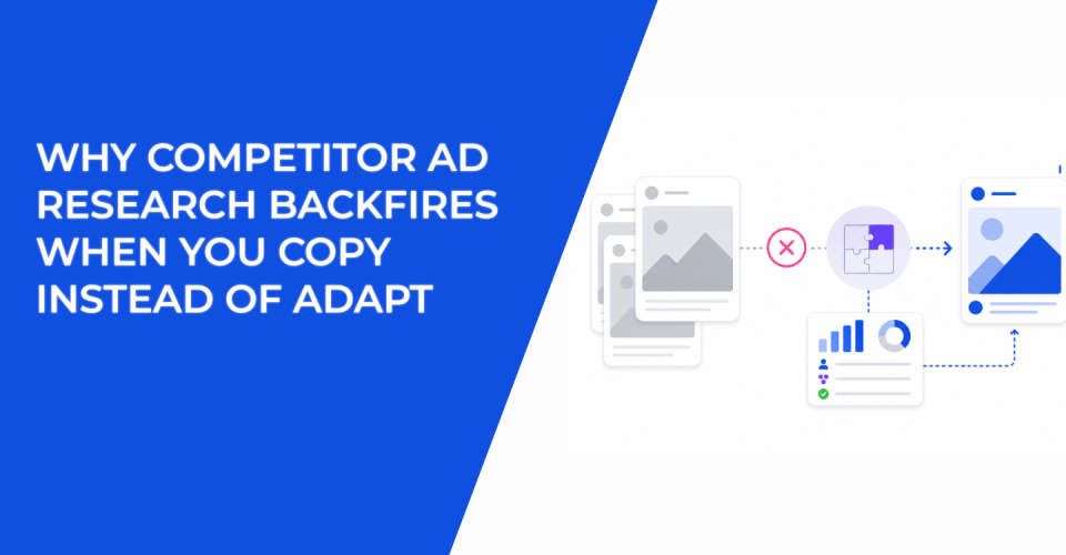 Why Competitor Ad Research Backfires When You Copy Instead of Adapt