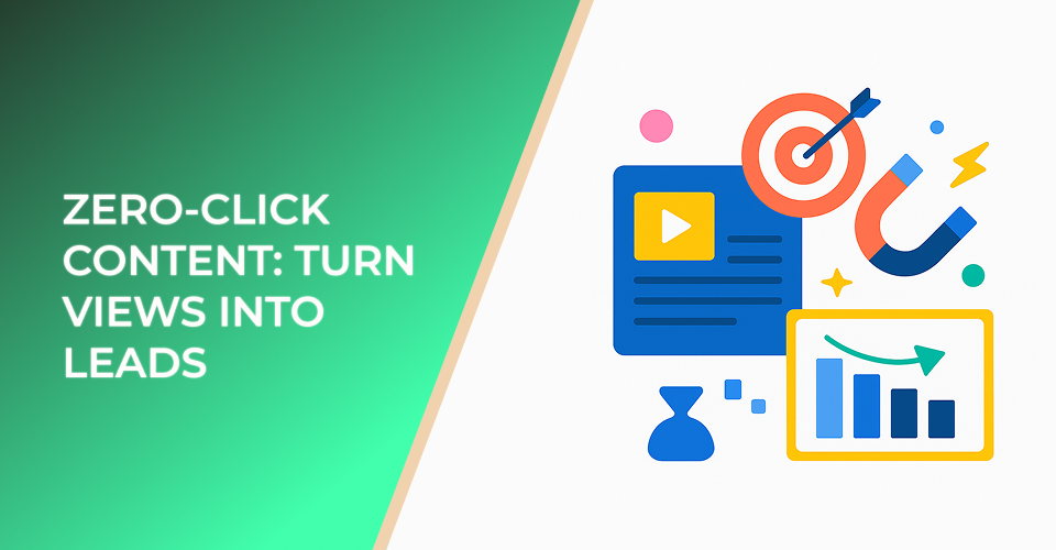 Zero-Click Content: Turn Views into Leads