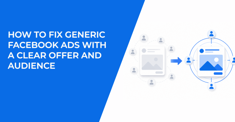 How to Fix Generic Facebook Ads With a Clear Offer and Audience