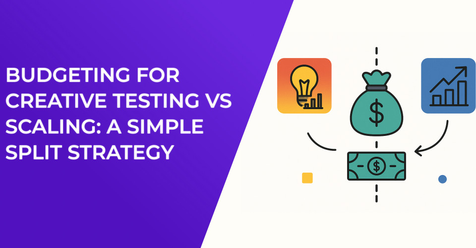Budgeting for Creative Testing vs Scaling: A Simple Split Strategy