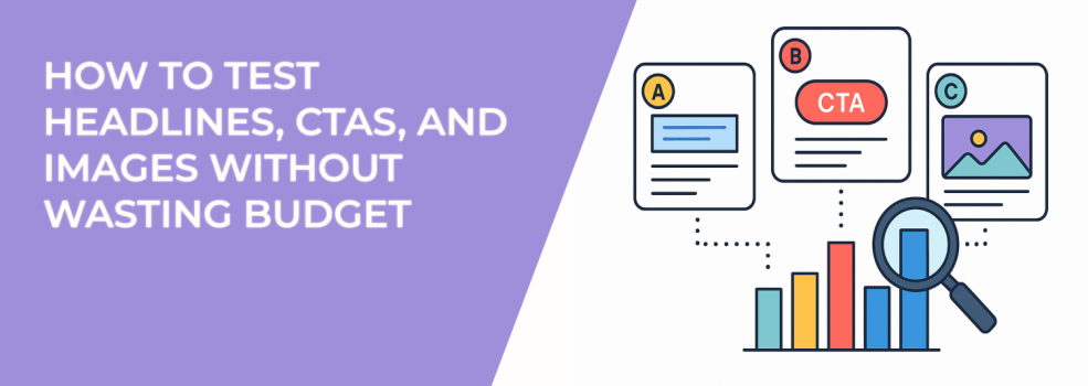How to Test Headlines, CTAs, and Images Without Wasting Budget