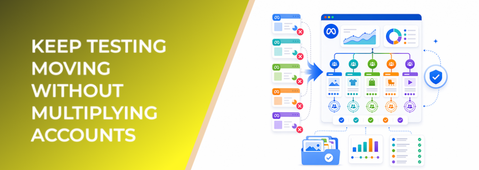 Can’t Create a New Meta Ad Account? Keep Testing Moving Without Multiplying Accounts