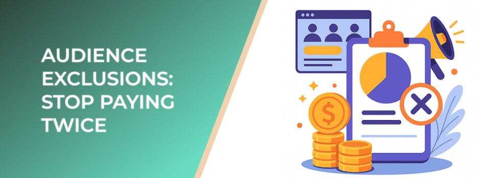 Audience Exclusions: Stop Paying Twice
