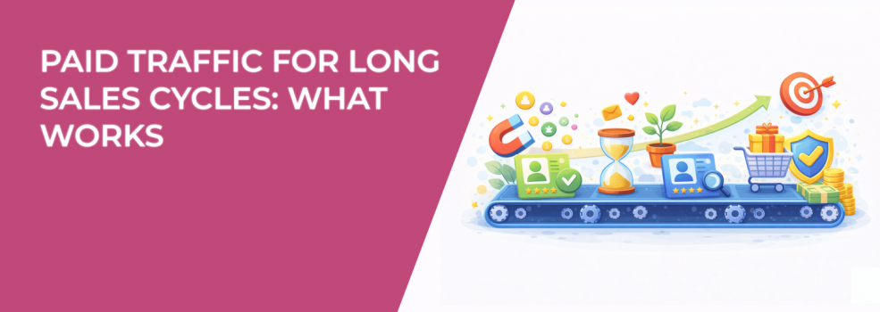 Paid Traffic for Long Sales Cycles: What Works