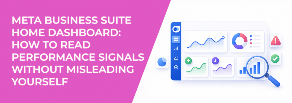 Meta Business Suite Home Dashboard: How to Read Performance Signals Without Misleading Yourself