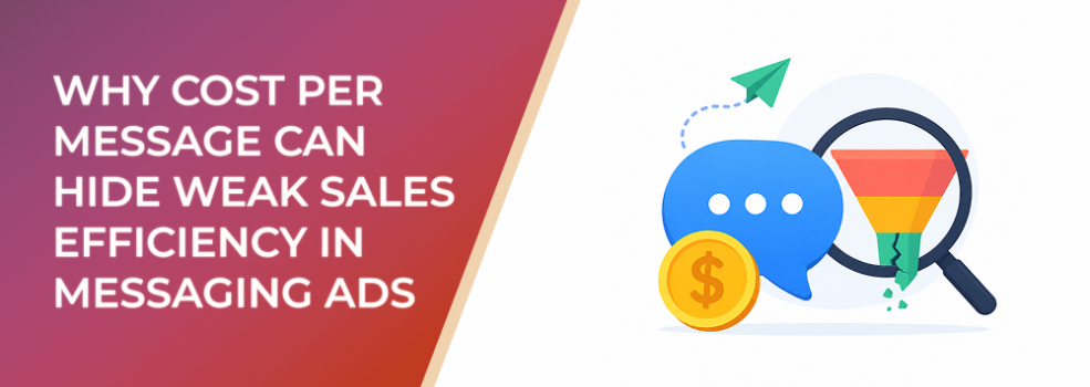 Why Cost Per Message Can Hide Weak Sales Efficiency In Messaging Ads