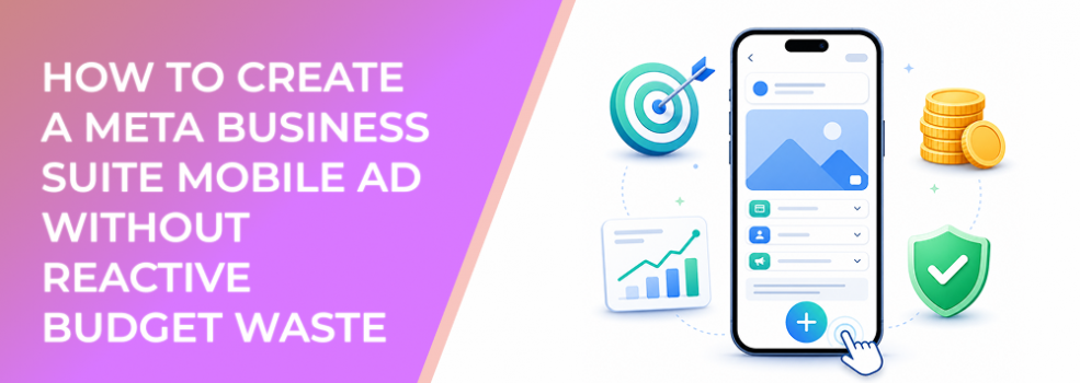 How to Create a Meta Business Suite Mobile Ad Without Reactive Budget Waste