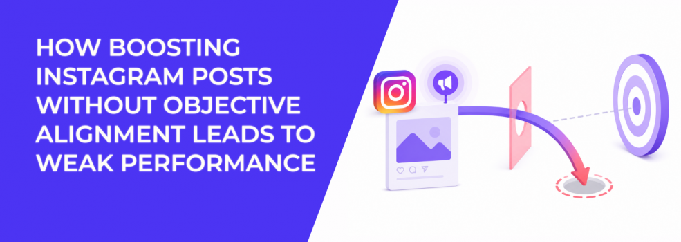 How Boosting Instagram Posts Without Objective Alignment Leads to Weak Performance