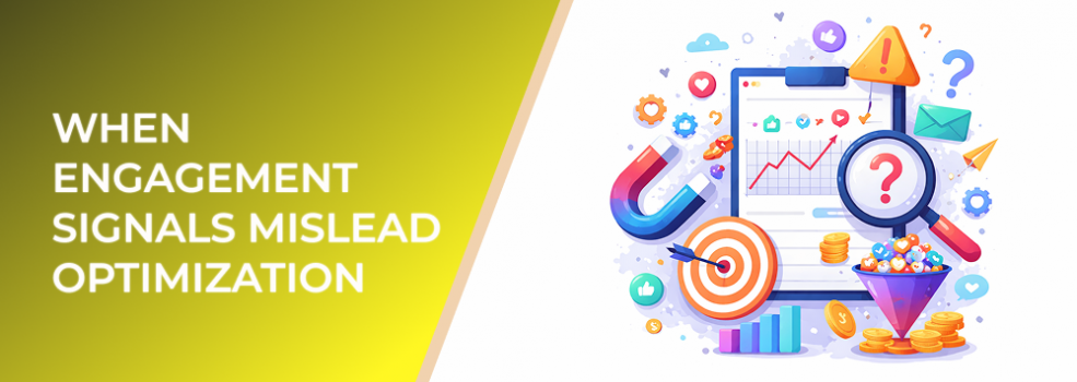 When Engagement Signals Mislead Optimization