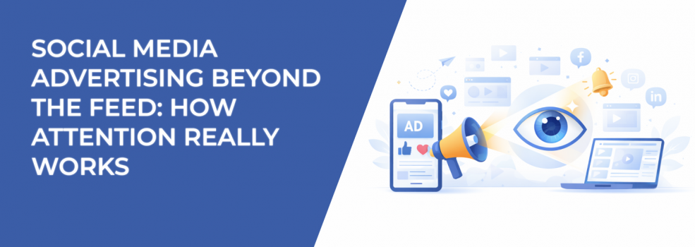 Social Media Advertising Beyond the Feed: How Attention Really Works