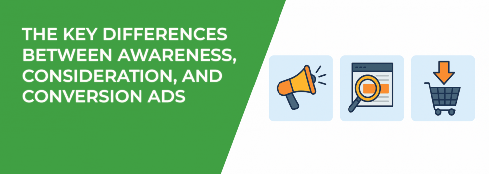 The Key Differences Between Awareness, Consideration, and Conversion Ads