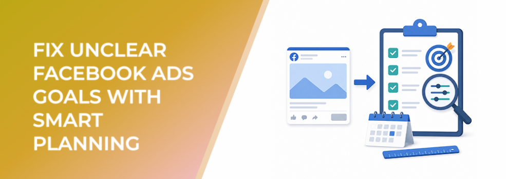 Fix Unclear Facebook Ads Goals With SMART Planning