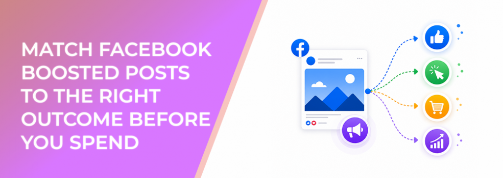 Match Facebook Boosted Posts to the Right Outcome Before You Spend