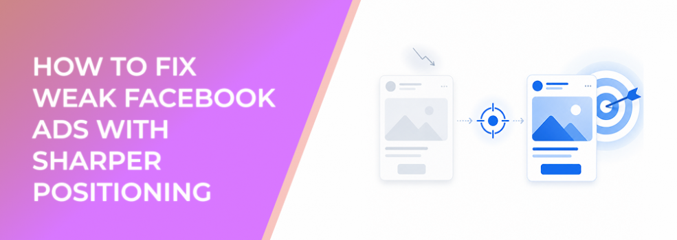 How To Fix Weak Facebook Ads With Sharper Positioning