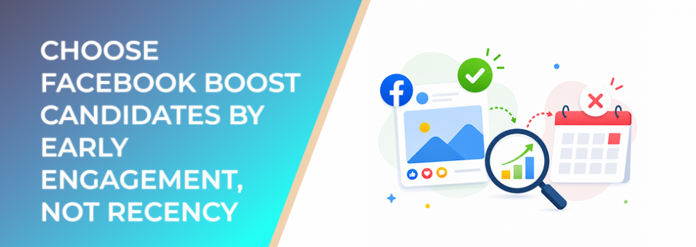 Choose Facebook Boost Candidates by Early Engagement, Not Recency