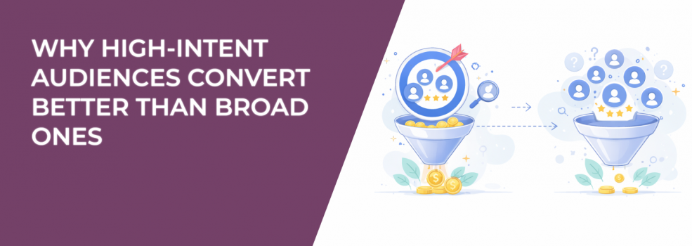 Why High-Intent Audiences Convert Better Than Broad Ones