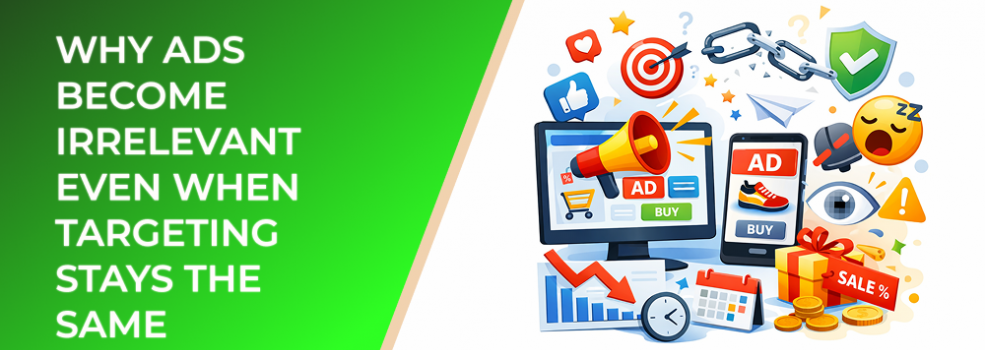 Why Ads Become Irrelevant Even When Targeting Stays the Same