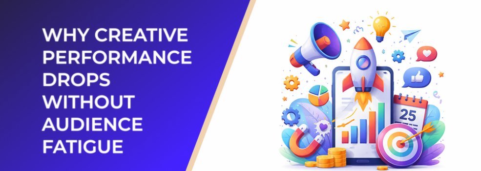 Why Creative Performance Drops Without Audience Fatigue