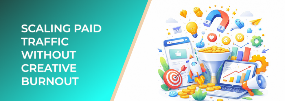 Scaling Paid Traffic Without Creative Burnout