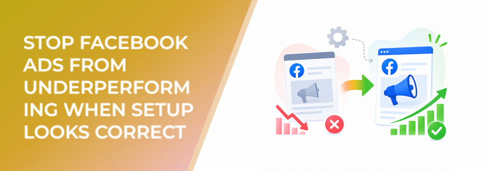 Stop Facebook Ads From Underperforming When Setup Looks Correct