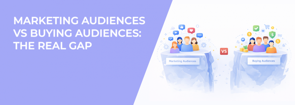 Marketing Audiences vs Buying Audiences: The Real Gap