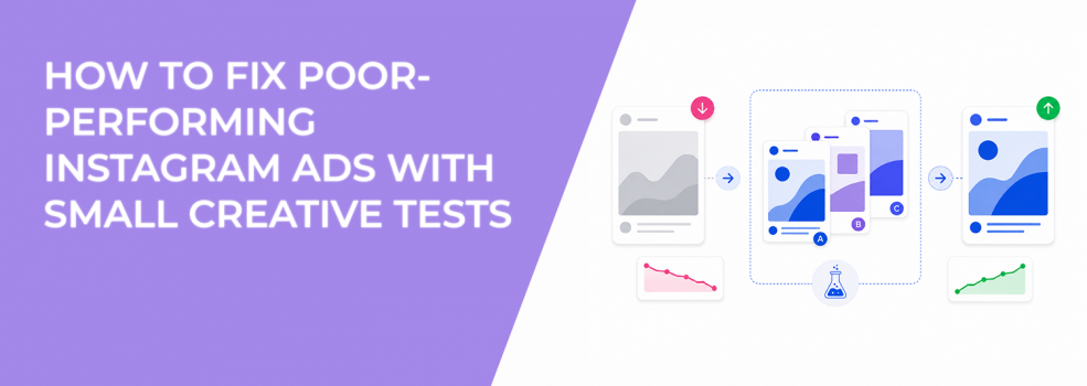 How To Fix Poor-Performing Instagram Ads With Small Creative Tests