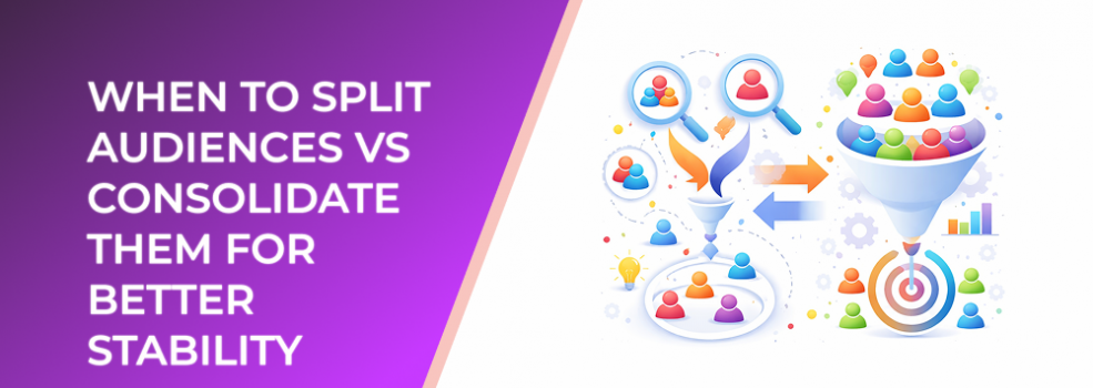 When to Split Audiences vs Consolidate Them for Better Stability