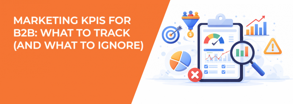Marketing KPIs for B2B: What to Track (and What to Ignore)