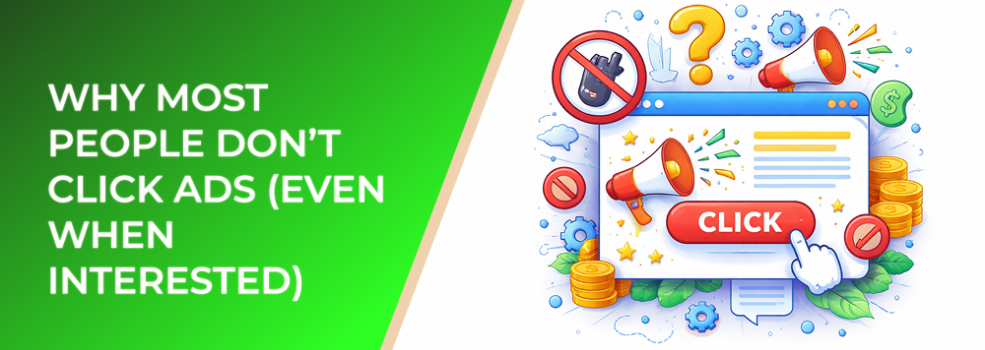 Why Most People Don’t Click Ads (Even When Interested)
