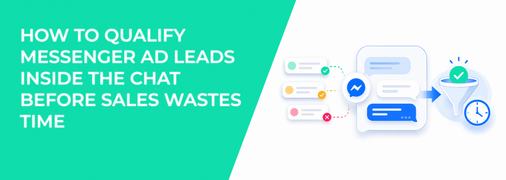 How To Qualify Messenger Ad Leads Inside The Chat Before Sales Wastes Time