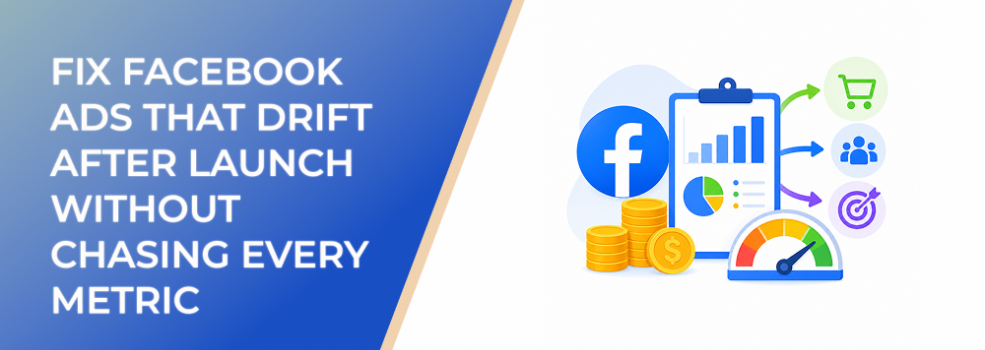 Fix Facebook Ads That Drift After Launch Without Chasing Every Metric