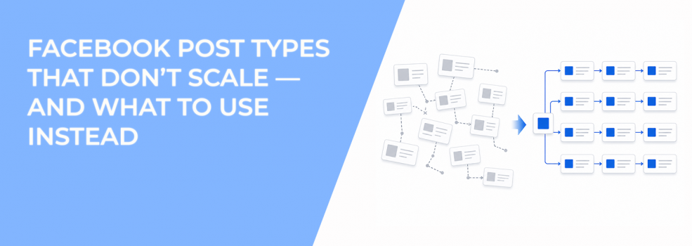 Facebook Post Types That Don’t Scale — and What to Use Instead