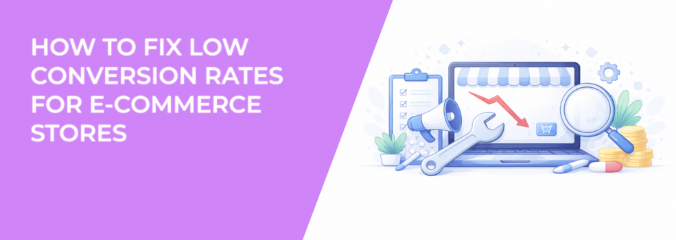 How to Fix Low Conversion Rates for E-commerce Stores