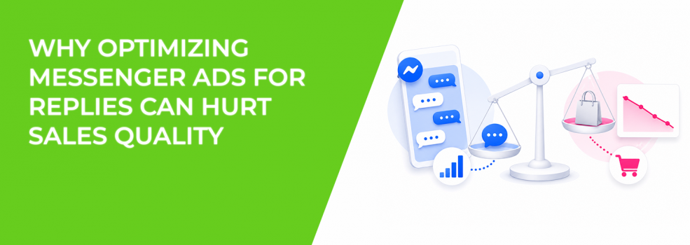 Why Optimizing Messenger Ads for Replies Can Hurt Sales Quality