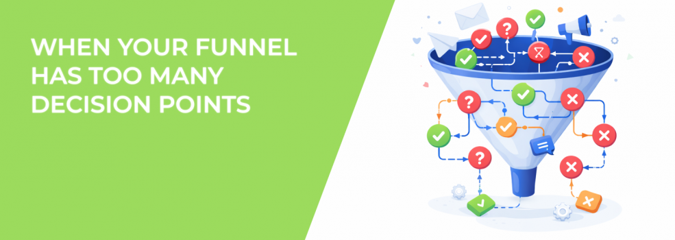 When Your Funnel Has Too Many Decision Points