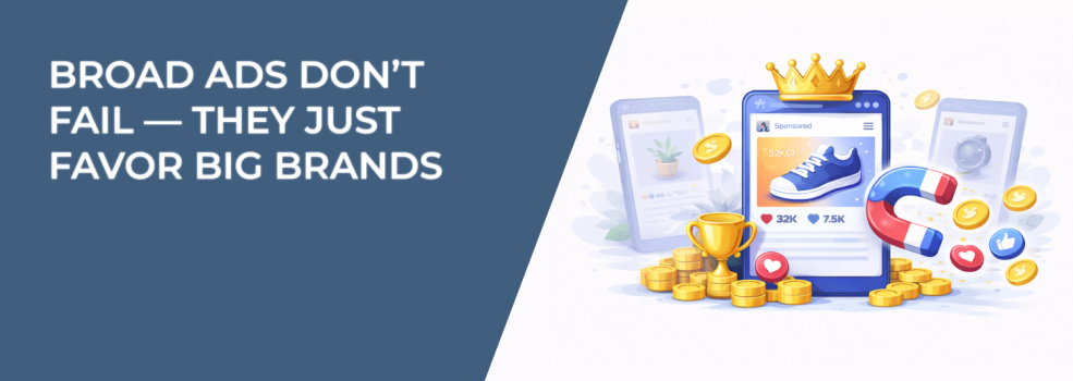 Broad Ads Don’t Fail — They Just Favor Big Brands