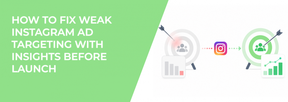 How To Fix Weak Instagram Ad Targeting With Insights Before Launch