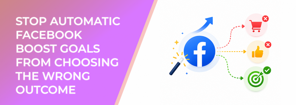 Stop Automatic Facebook Boost Goals From Choosing the Wrong Outcome