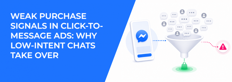 Weak Purchase Signals in Click-To-Message Ads: Why Low-Intent Chats Take Over