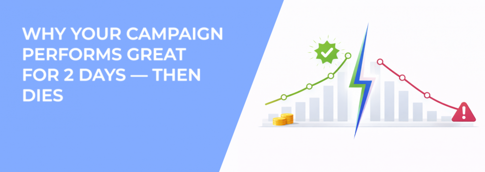Why Your Campaign Performs Great for 2 Days — Then Dies