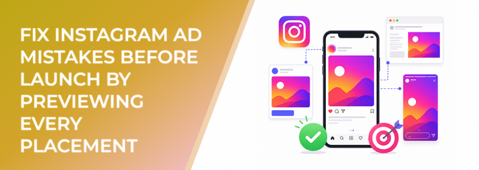 How To Fix Instagram Ad Mistakes Before Launch By Previewing Every Placement