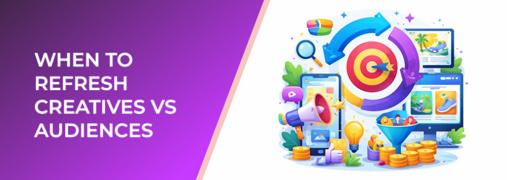 When to Refresh Creatives vs Audiences