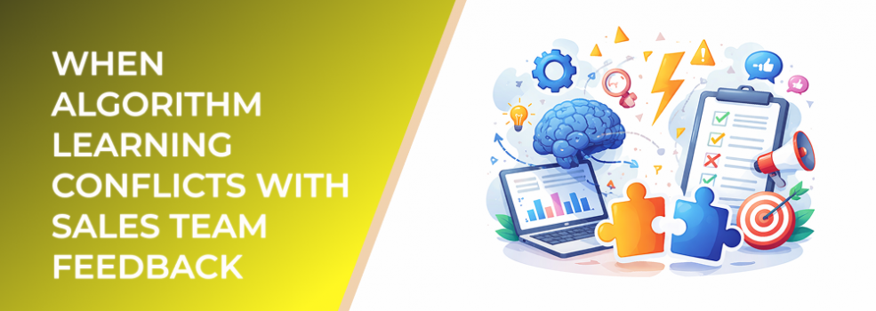 When Algorithm Learning Conflicts With Sales Team Feedback