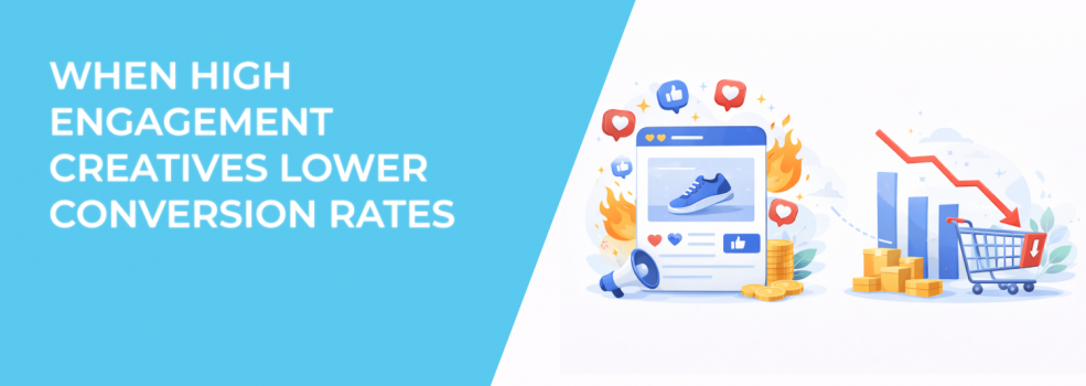 When High Engagement Creatives Lower Conversion Rates